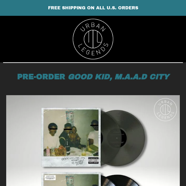 Pre-Order Kendrick Lamar GOOD KID, M.A.A.D CITY, Celebrate Janet Jackson