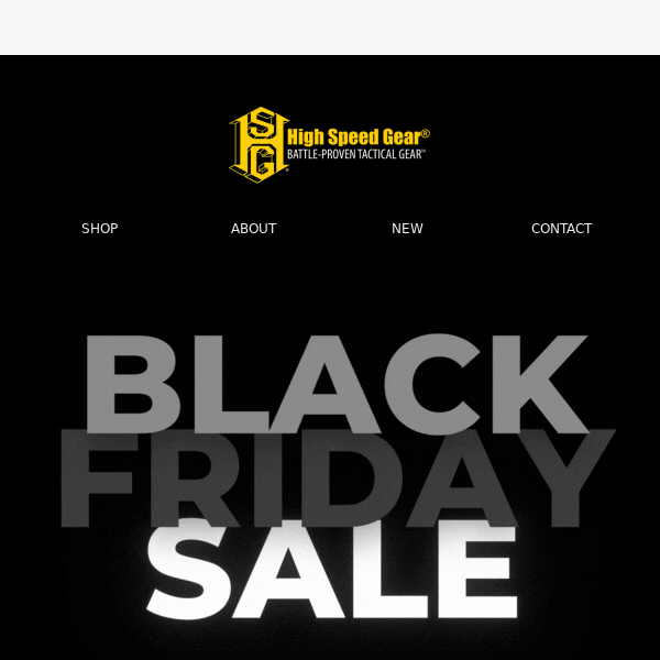 Black Friday Deals for High Speed Gear