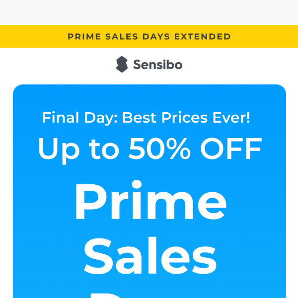 Time Is Running Out! ⏳ Last Chance for Extended Prime Sales Days