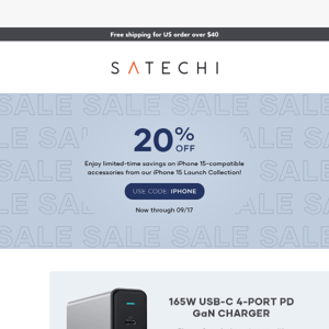 Satechi, 20% OFF Our iPhone 15 Launch Collection 🤩