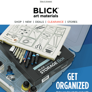 Blick Storage Box  BLICK Art Materials