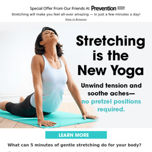 Your Body Deserves A Good Stretch