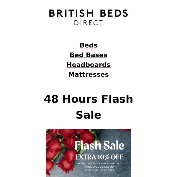 Flash Sale Alert: Extra 10% Off today"