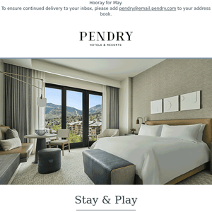 Summer Ready with Pendry. From Coast to Coast.