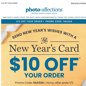 Our New Year’s Gift to You ➜ $10 Credit on Your Order