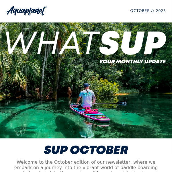 🌊 Dive into October with WhatSUP: Paddle Boarding Adventures & Special Offers 🏄‍♂️