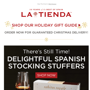 Delightful Stocking Stuffers from Spain + There’s Still Time for Christmas Delivery!