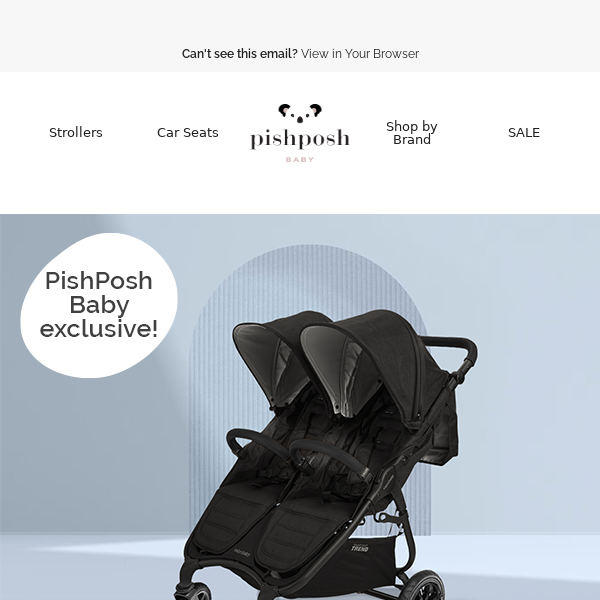 PishPosh Baby EXCLUSIVE! Valco Baby Duo Trend Double SPORT EDITION