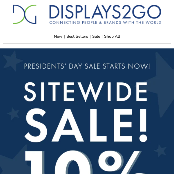 Presidential Deals Start Today — Take 10% Off Sitewide!