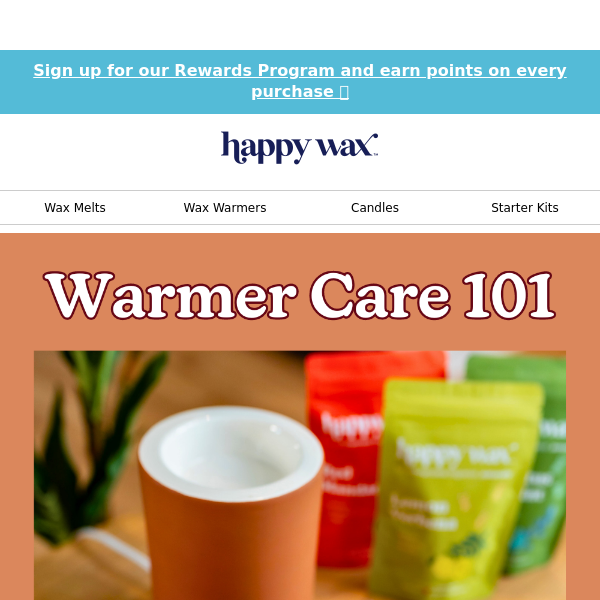 Wax Warmer Care 101 📚 - Happy Wax