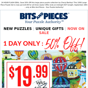 LARGE PIECE Puzzle Set: 50% OFF TODAY