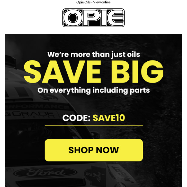 Save BIG on everything including parts!