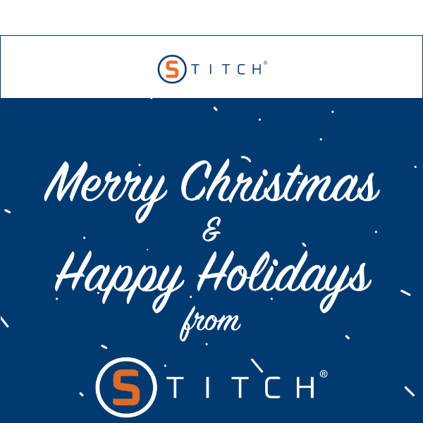 Merry Christmas & Happy Holidays From STITCH ⛳