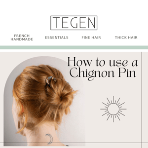 Open For Chignon Pin Hair Tutorial 👱‍♀️