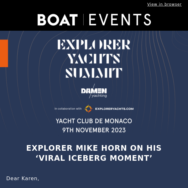 Explorer Mike Horn on his viral iceberg moment