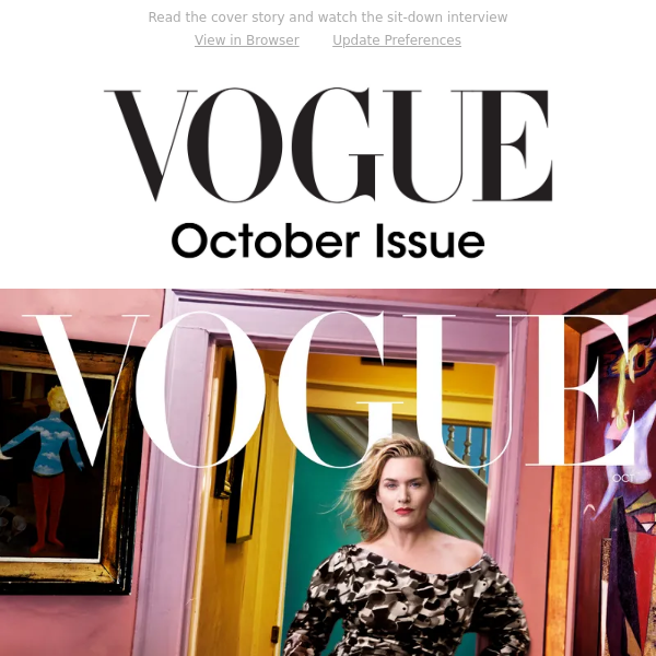 Kate Winslet on 'Lee,' the Film She Was Born to Make, for Vogue's October  Cover