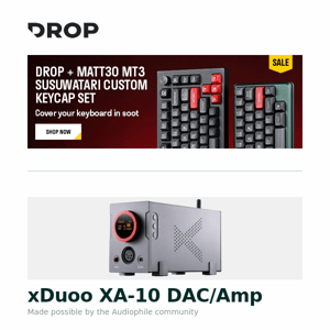 xDuoo XA-10 DAC/Amp, MelGeek MojoPad Plastic Numpad Mechanical Keyboard, Megalodon NinDoio Macropad and more...