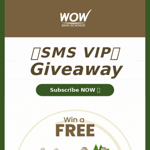 SMS VIP September Giveaway 🤳🏽