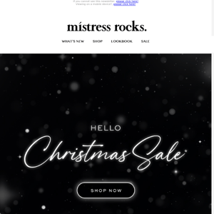 Our Christmas sale is now on!