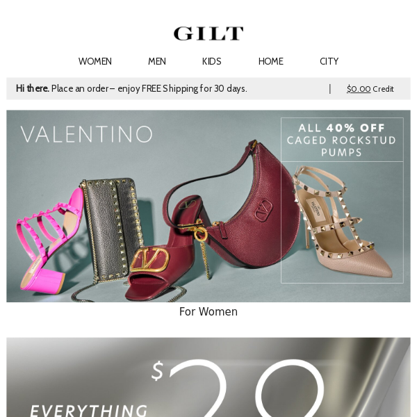 Valentino (!) All 40% Off Caged Rockstud Pumps (!!) | Everything $29 for 48 Hours