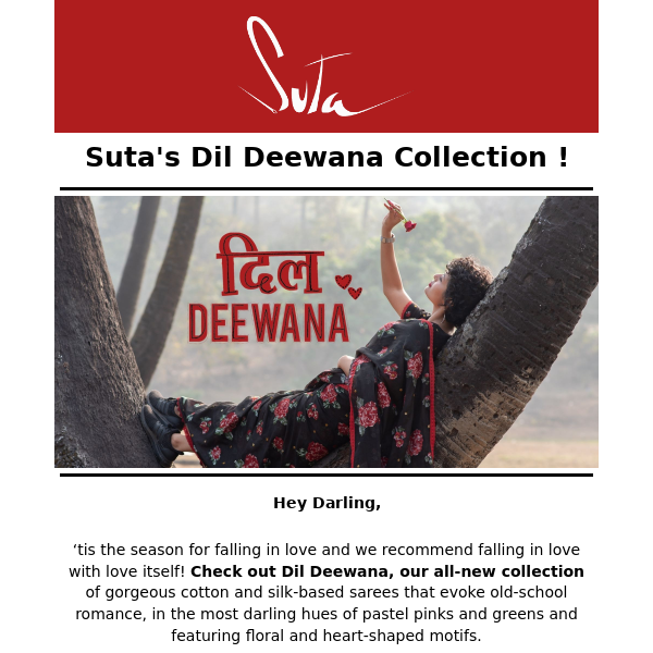 Fall in love with Dil Deewana, a collection that will steal your heart away!