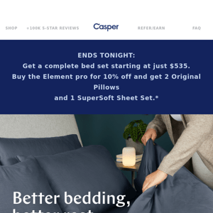 Cool, cozy, and comfy bedding for better sleep.