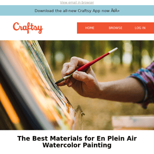 The Best Materials for En Plein Air Watercolor Painting