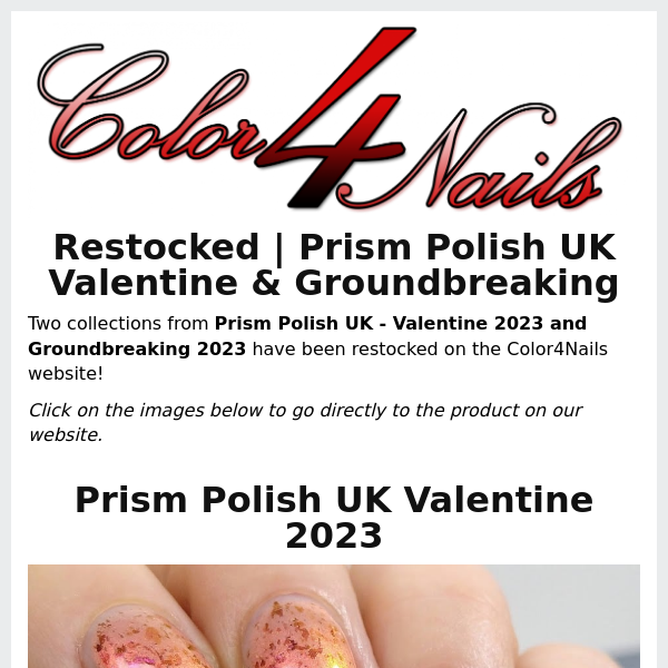 Restocked | Prism Polish UK Valentine '23 & Groundbreaking '23!