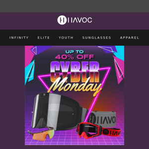 LAST CHANCE! Cyber Monday Blowout 40% OFF