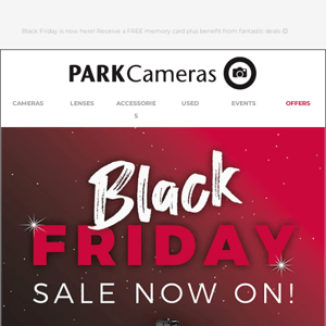📢 Black Friday Sale Now on! 📸 Save on amazing deals here