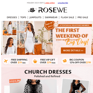 CHURCH ATTIRE + FREE SHIPPING: Trendy Clothes for you!