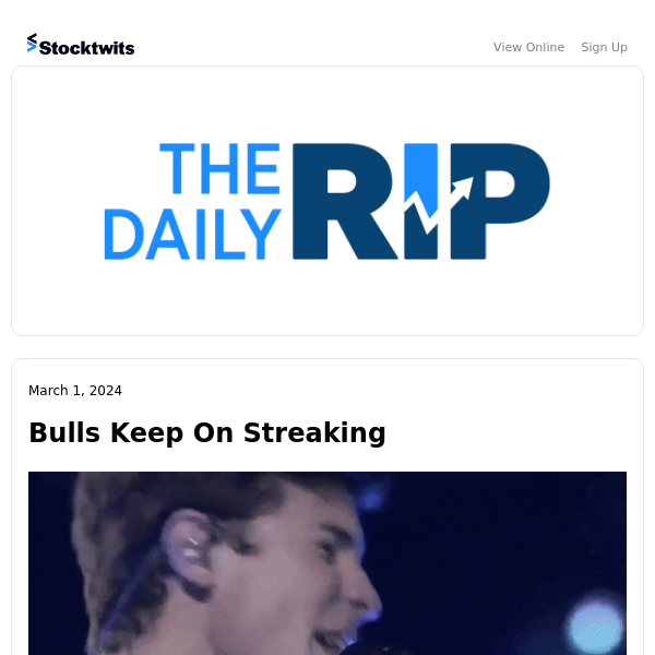 Bulls Keep On Streaking