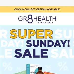 🏷️ SUPER Sunday Sale 🏷️ENDS SOON!