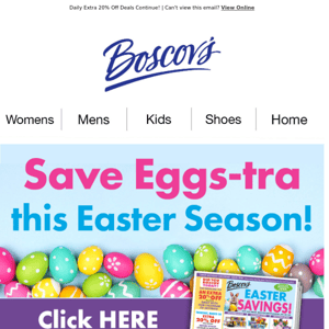 Save Eggs-tra this Easter Season!