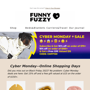 🎉Cyber Monday🎊🐶