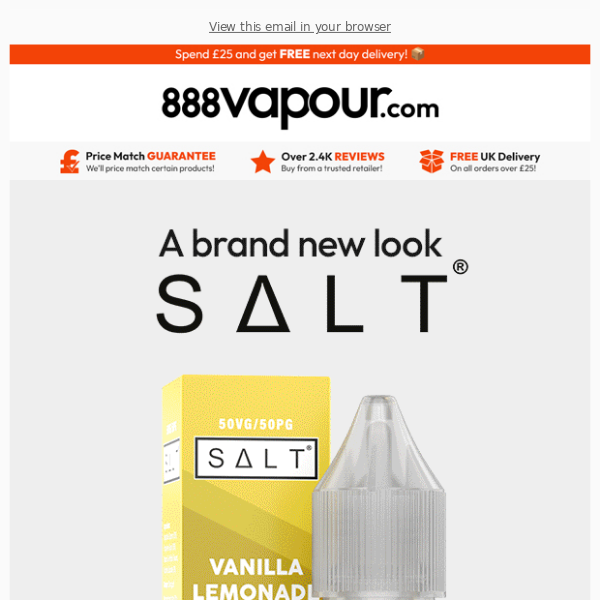 SALT got a brand new look...