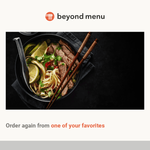 Hi Beyondmenu.com, remember how good this meal was?🔥