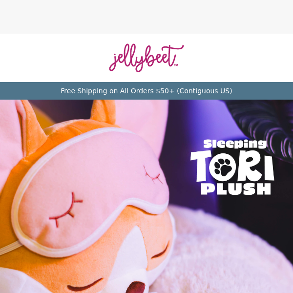 🌙 Meet the Newest Bobblejot Sleeping Tori Plush!!