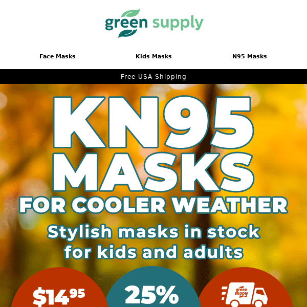 😷🆙🍂KN95 Masks for Cooler Weather! Kids and Adults