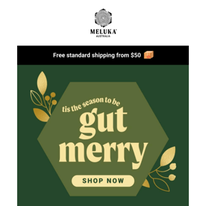 Meluka Australia, shop our gut merry gifts! 🎄