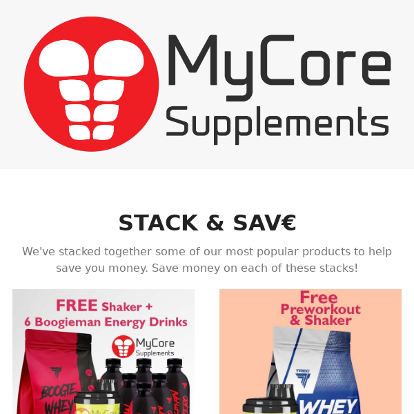 MyCore Supplements - Stack & Sav€