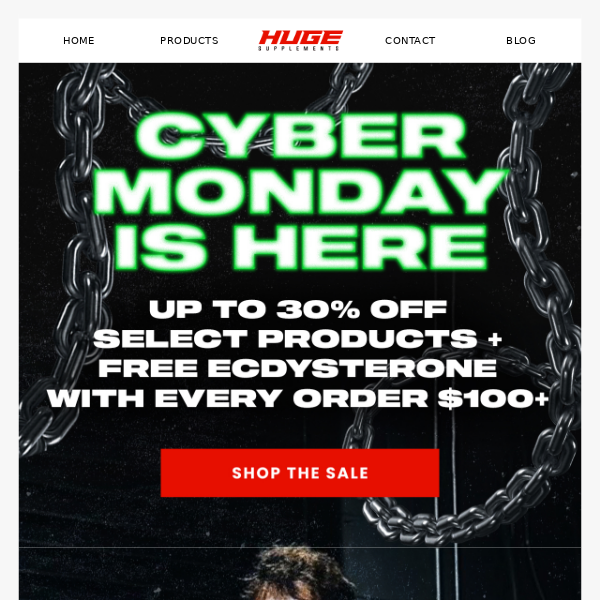 Cyber Monday: Up to 30% Off