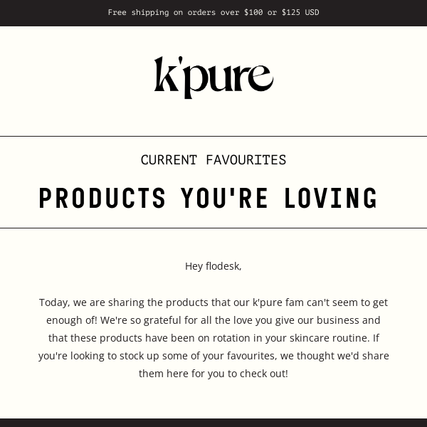 Wanna know the k'pure current favourites? 👀