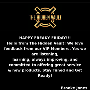 It’s FREAKY FRIDAY💛🖤💛🖤