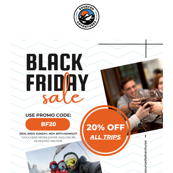 ⚡Black Friday: 20% Off All Winter Trips