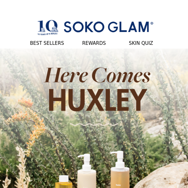 🚨NEW HUXLEY BODY CARE IS HERE! 🚨