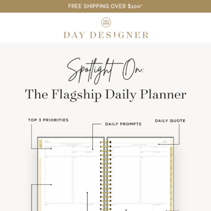 5 reasons you'll love our daily planner!