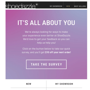 ShoeDazzle, Your $10 Credit Is Here