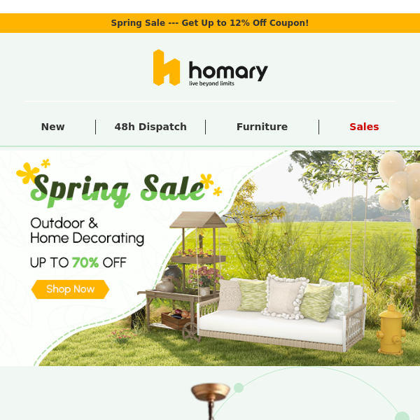 Springtime Savings: UP TO 70% OFF 🏡