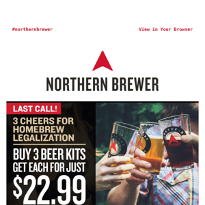 💸 Last Call for $22.99 Beer Kits